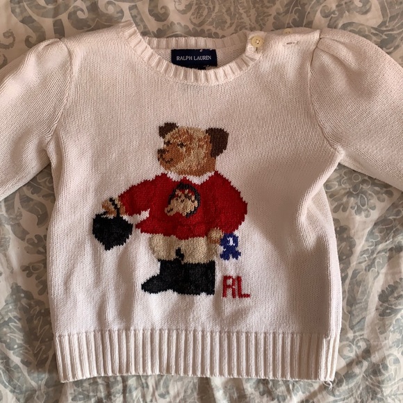 Ralph Lauren Other - Ralph Lauren Bear Sweater 24 month